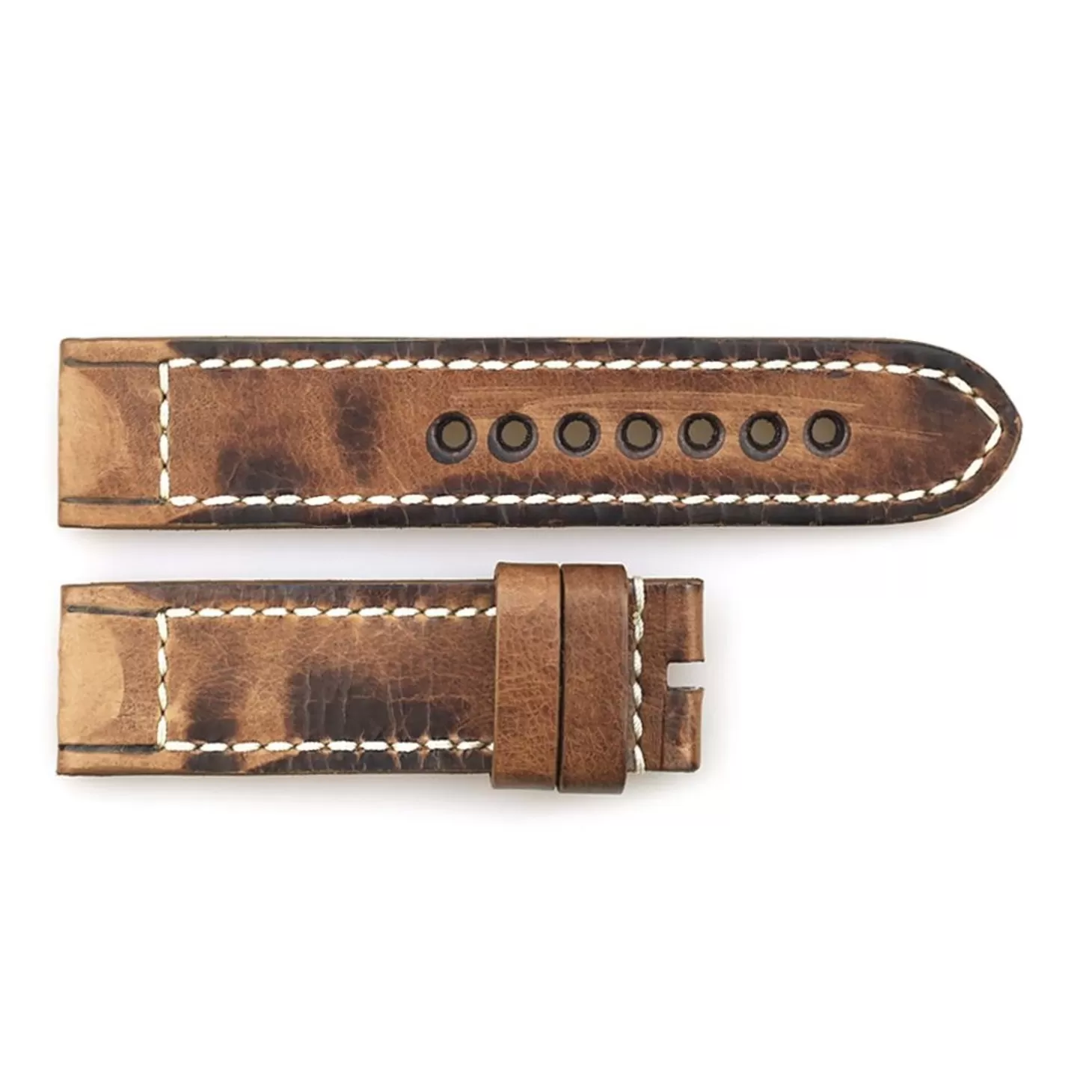 Leren Band Vintage Bruin Voor Militair 47 Maat L^Steinhart Watches Cheap