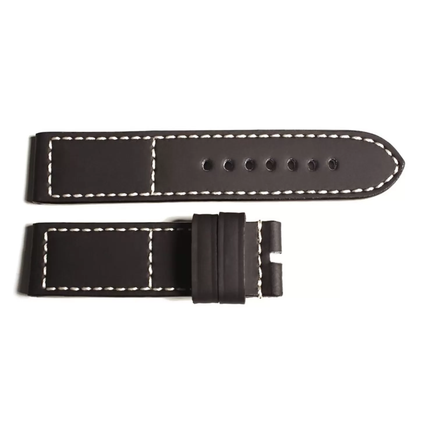 Leren Band Zwart-Wit Met Rubberen Coating, Maat L^Steinhart Watches Best Sale