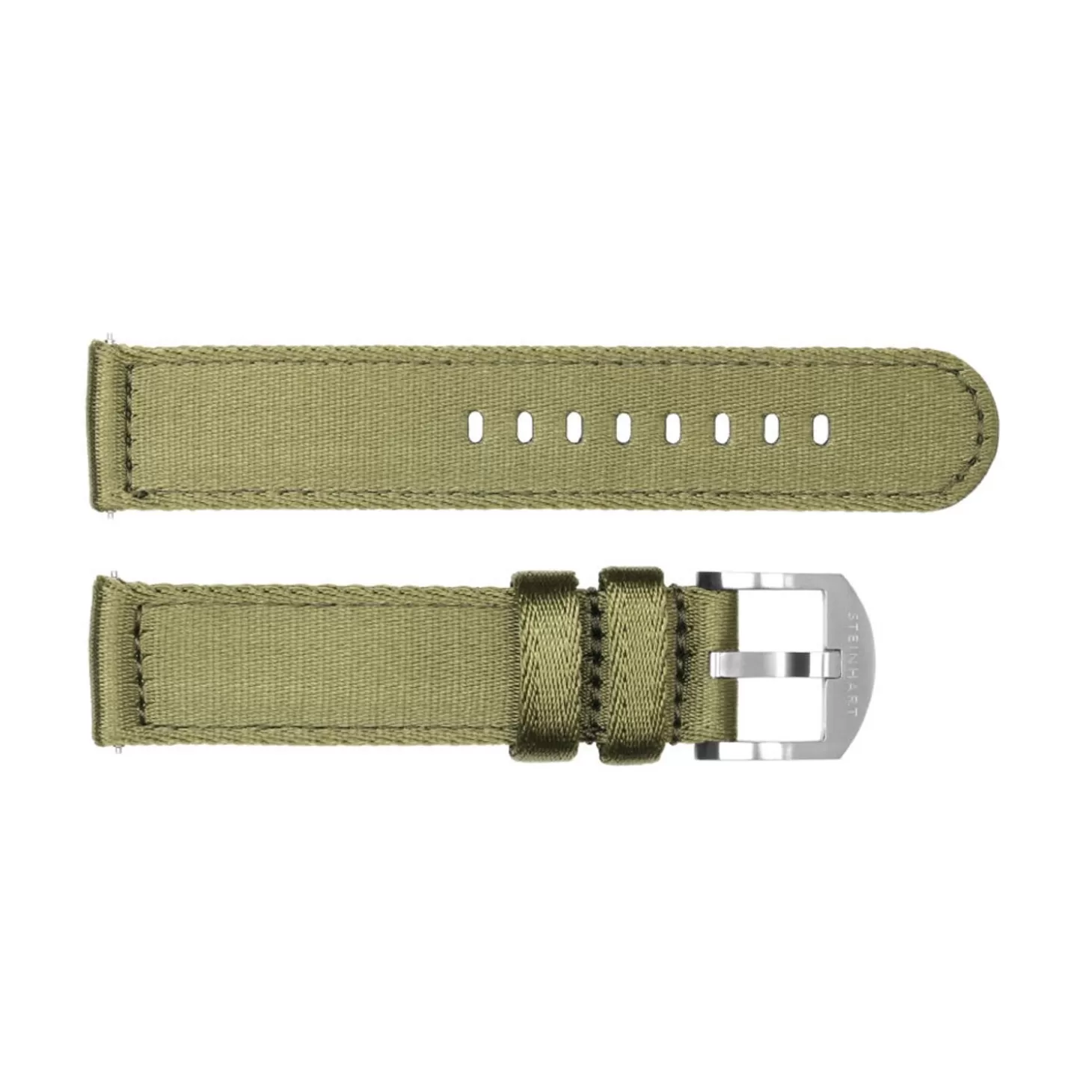 Nato Band Groen Met Oem Gesp Staal Maat M^Steinhart Watches Store