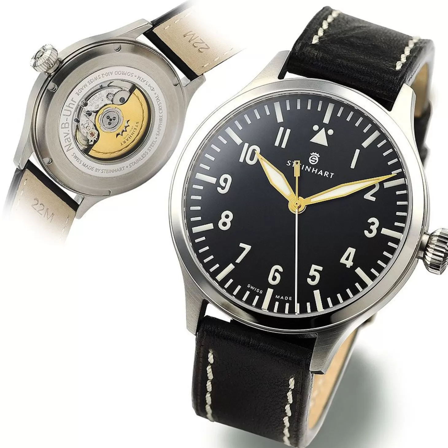 Nav B-Uhr 47 Premium Automatik^Steinhart Watches Store