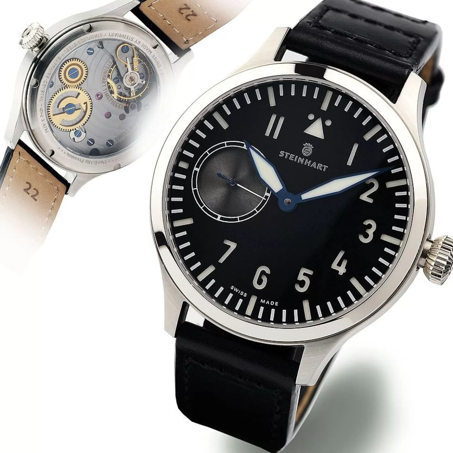 Nav B-Uhr 47 St1 Premium Antraciet^Steinhart Watches Store