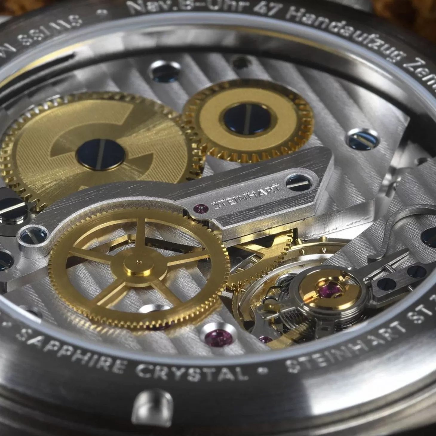 Nav B-Uhr 47 Titan B-Type Centrale Seconde^Steinhart Watches Shop