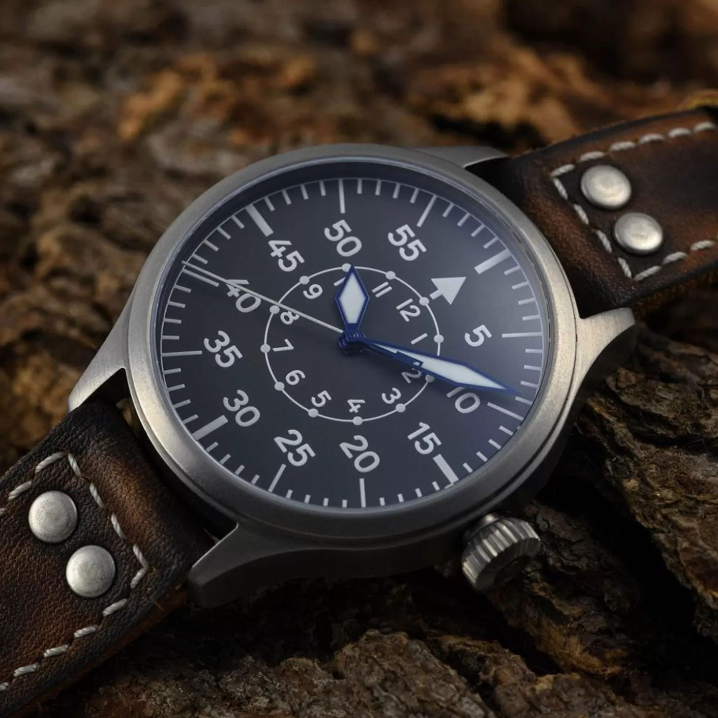 Nav B-Uhr 47 Titan B-Type Centrale Seconde^Steinhart Watches Shop