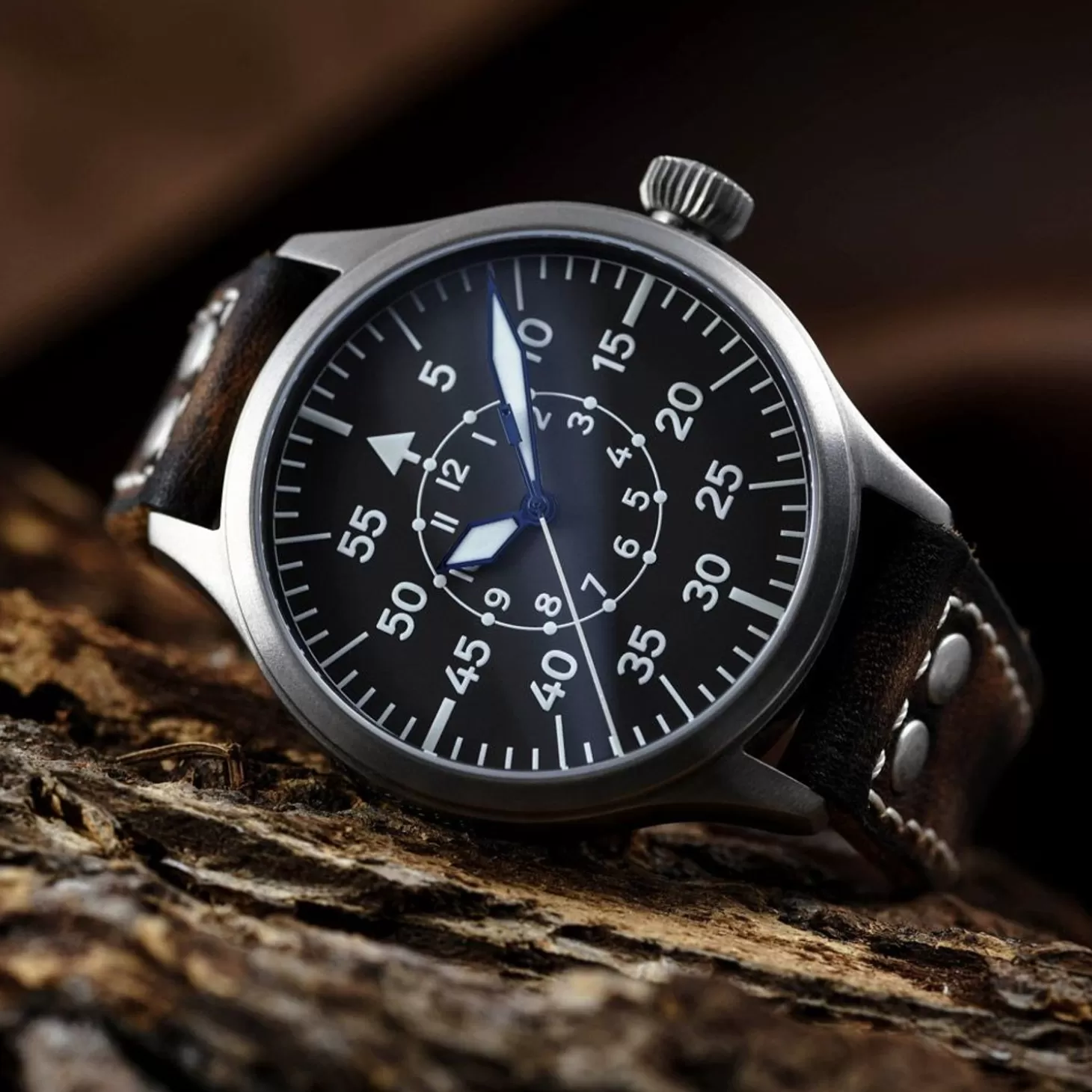 Nav B-Uhr 47 Titan B-Type Centrale Seconde^Steinhart Watches Shop
