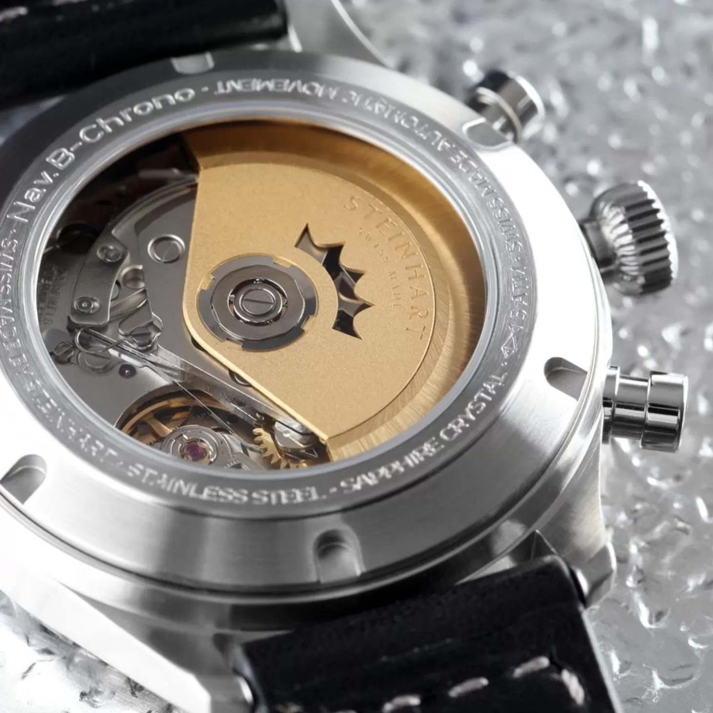 Nav.B-Chrono 42 Klassiek A-Type Blauw^Steinhart Watches Shop
