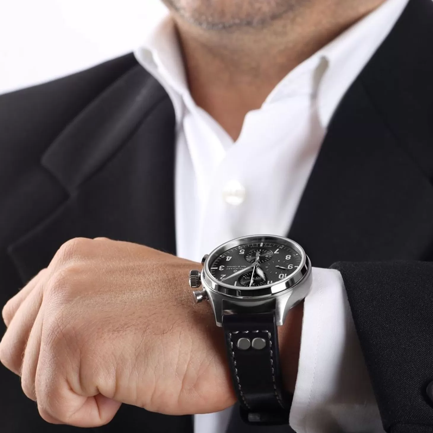 Nav.B-Chrono 42 Klassiek A-Type Zwart^Steinhart Watches Fashion