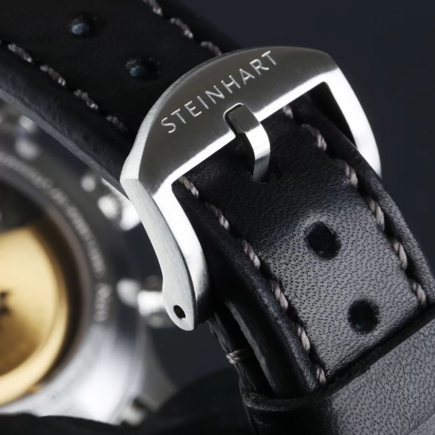 Nav.B-Chrono 42 Klassiek A-Type Zwart^Steinhart Watches Fashion