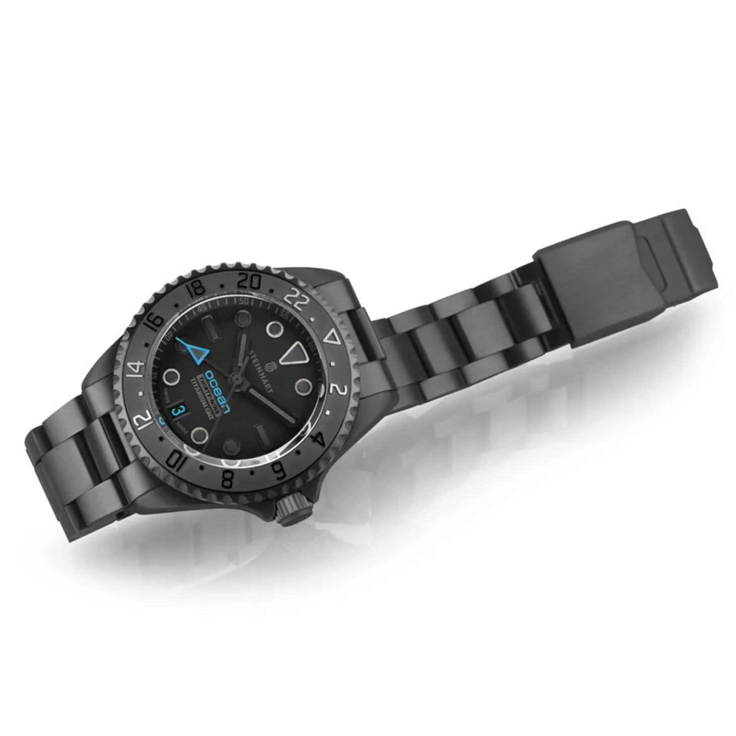 Oceaan 39 Titanium Gmt Phantom Blue^Steinhart Watches Online