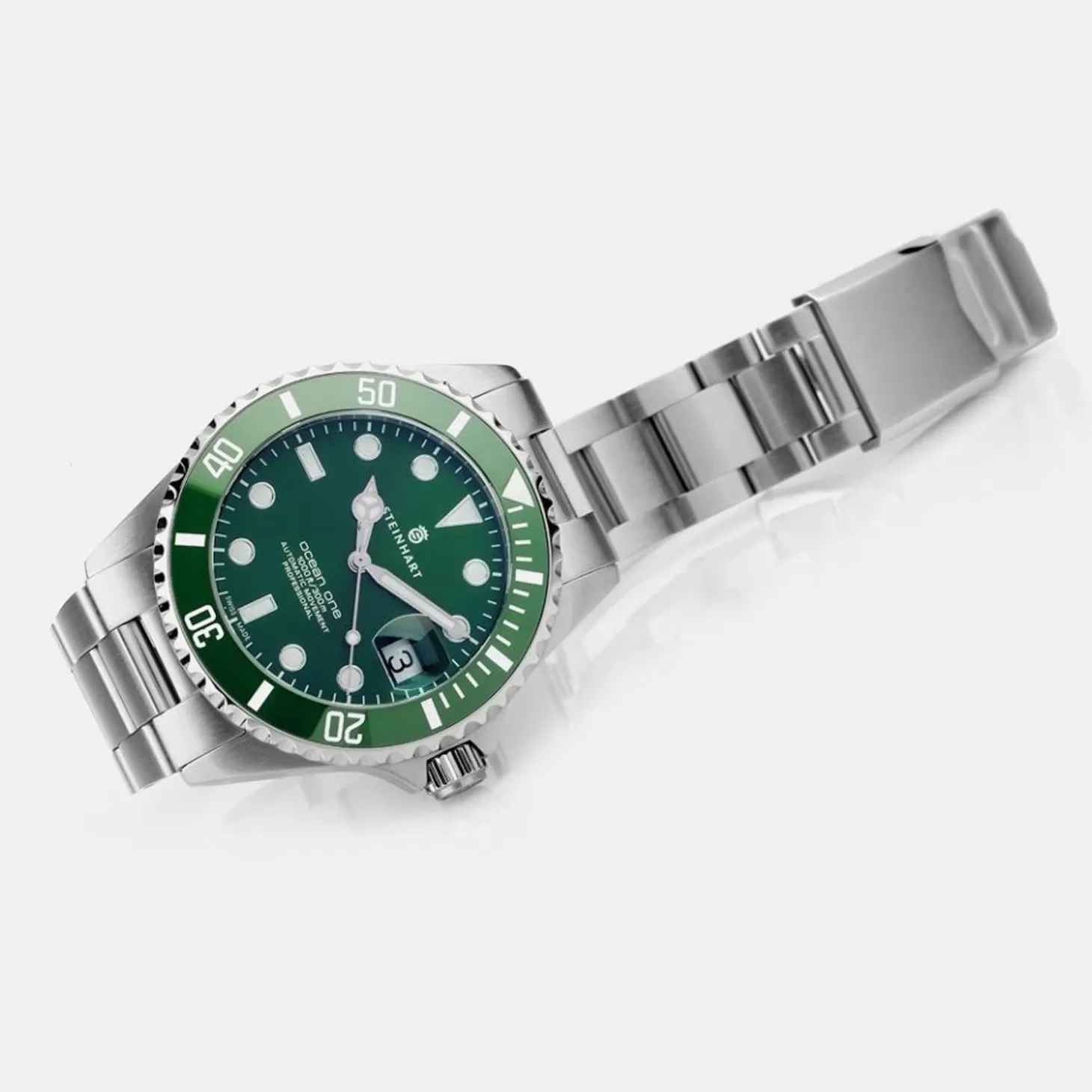 Ocean 39 Dubbelgroen Keramiek Premium Duikhorloge^Steinhart Watches Sale