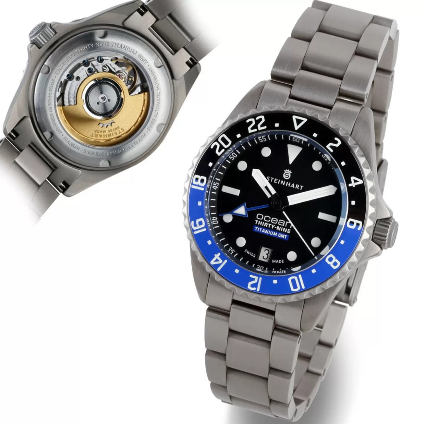 Ocean 39 Gmt Titan Premium Keramiek^Steinhart Watches Store
