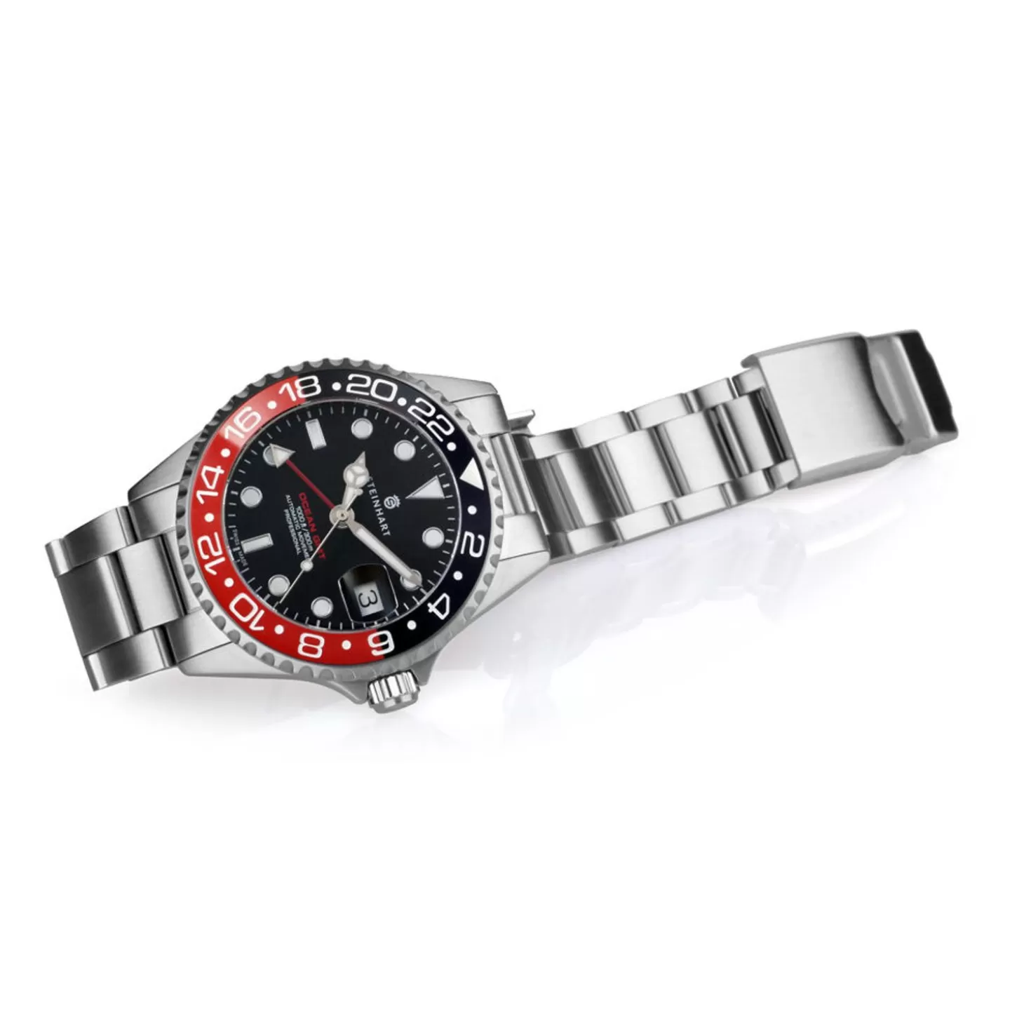 Ocean 39 Gmt Zwart-Rood Keramiek Duikhorloge^Steinhart Watches Flash Sale