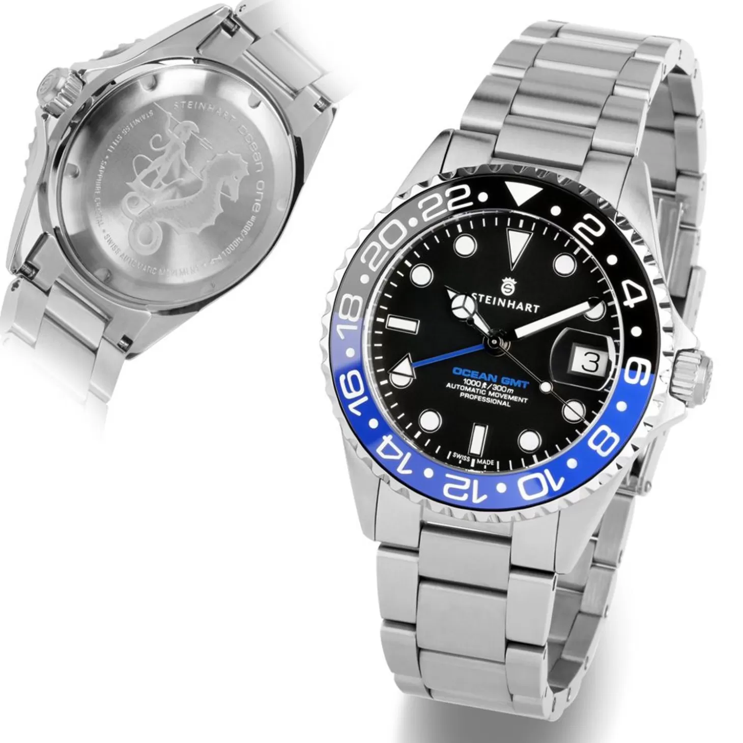 Ocean One Gmt Klassiek Keramiek^Steinhart Watches Fashion