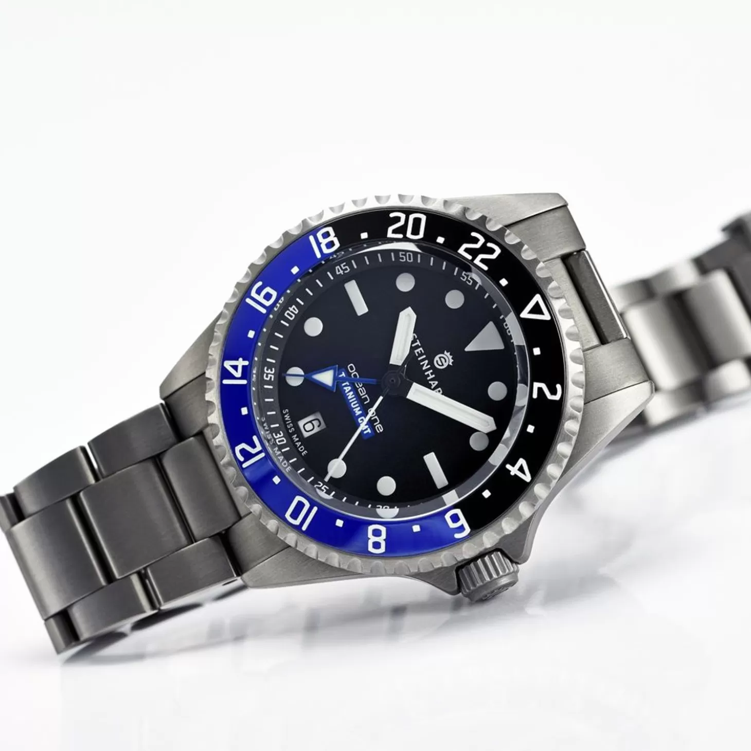 Ocean One Gmt Titan Premium Keramiek^Steinhart Watches Hot