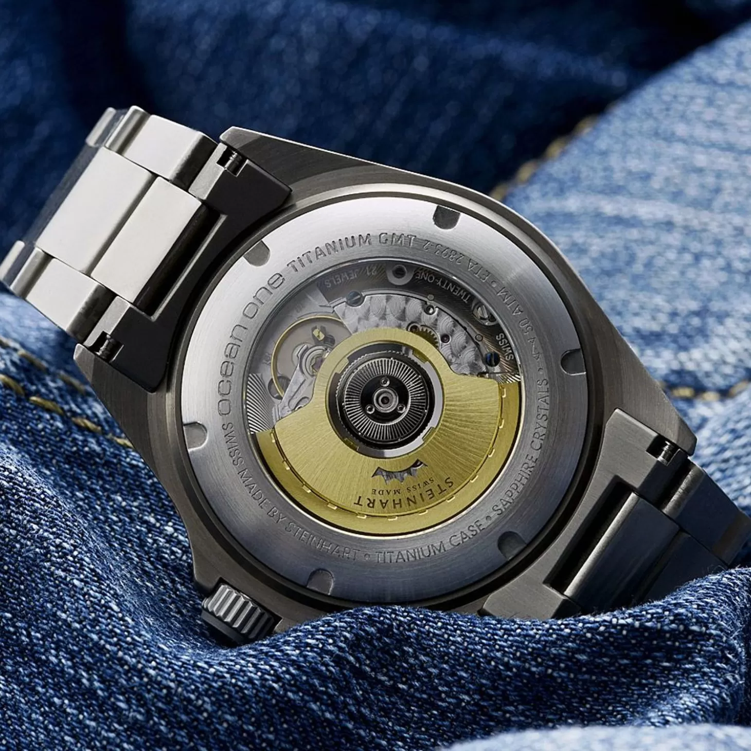 Ocean One Gmt Titan Premium Keramiek Steinhart Watches Online Horloges
