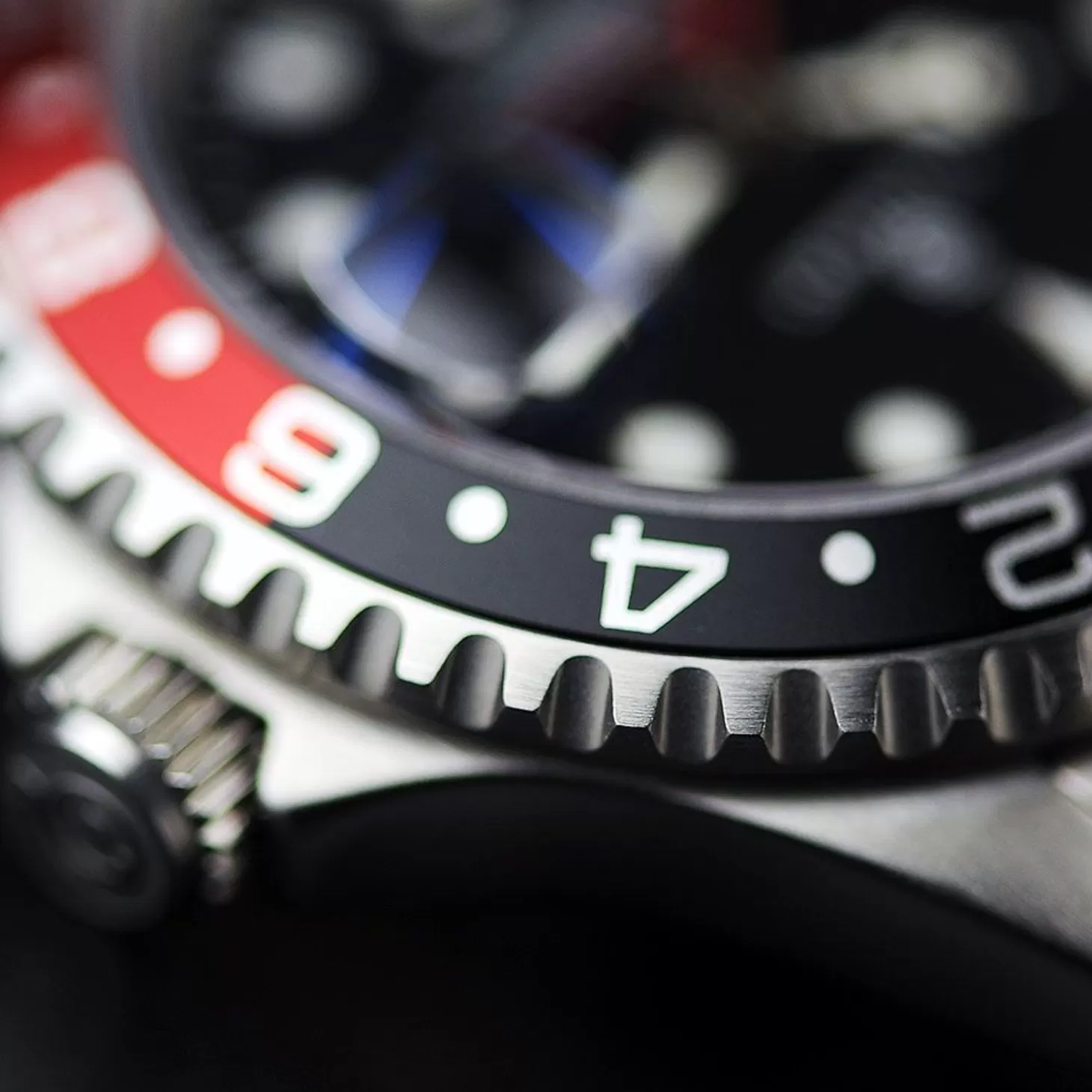 Ocean One Gmt Zwart-Rood Duikhorloge^Steinhart Watches Shop