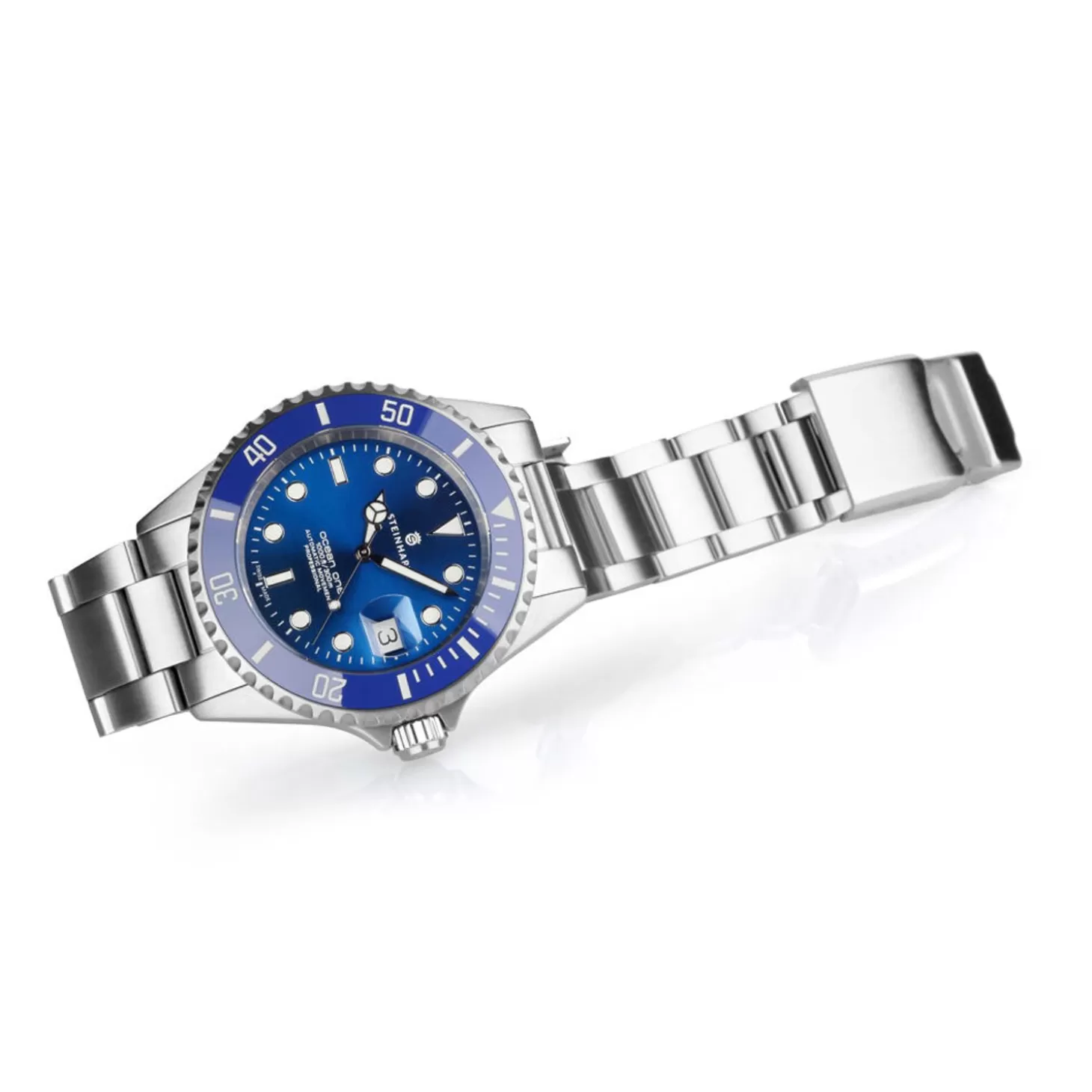 Ocean One Premium Duikhorloge Van Blauw Keramiek^Steinhart Watches Best
