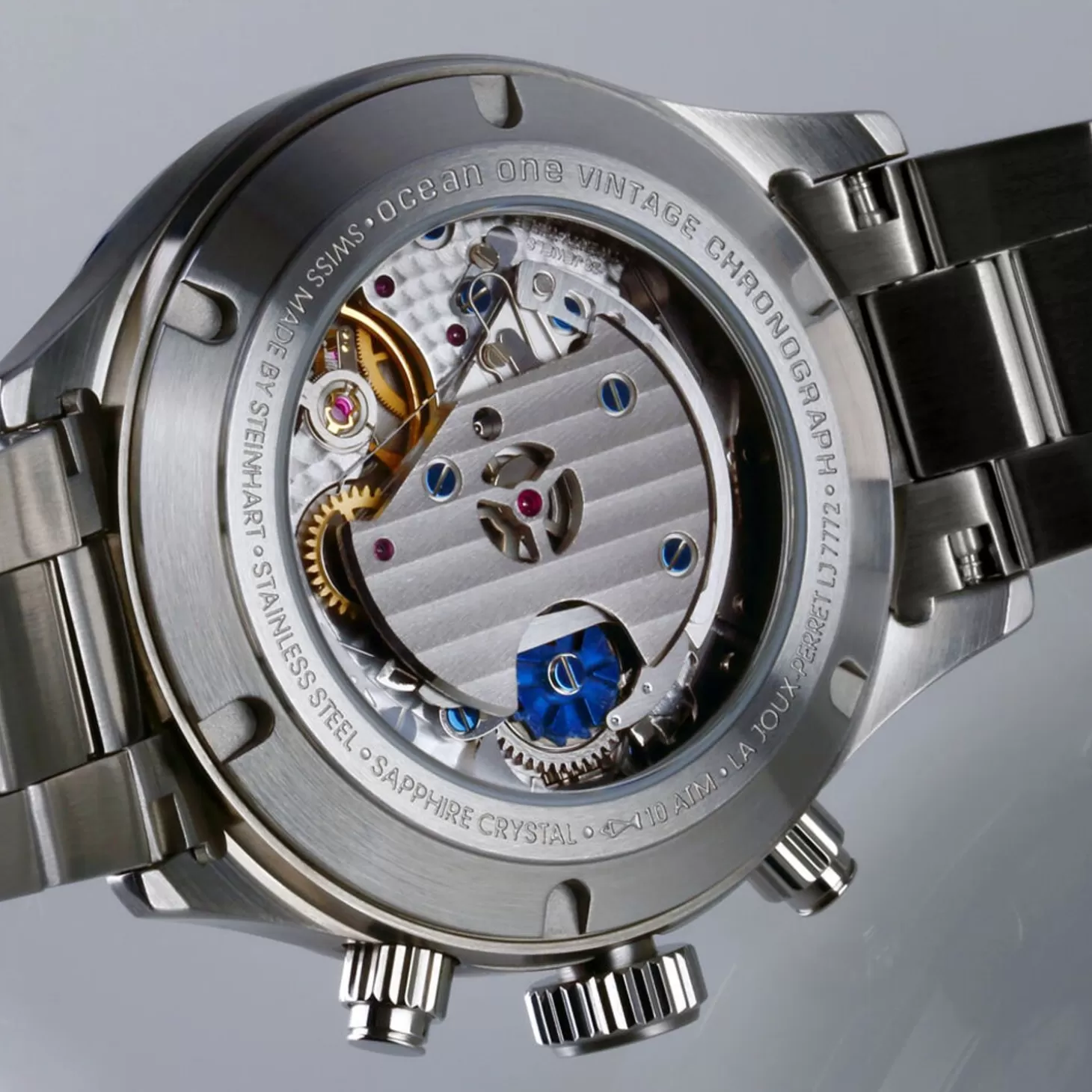 Ocean One Vintage Chronograaf Ii Zilver^Steinhart Watches Outlet
