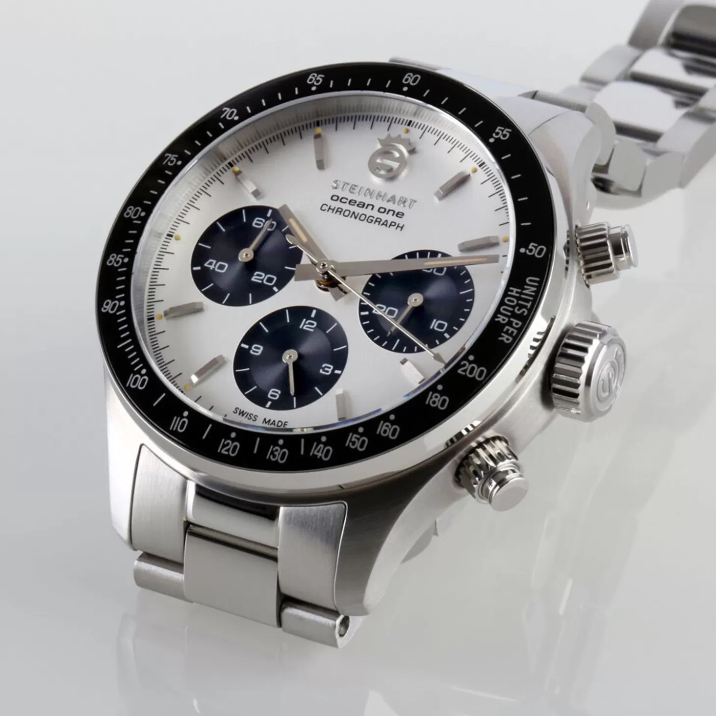 Ocean One Vintage Chronograaf Ii Zilver^Steinhart Watches Outlet