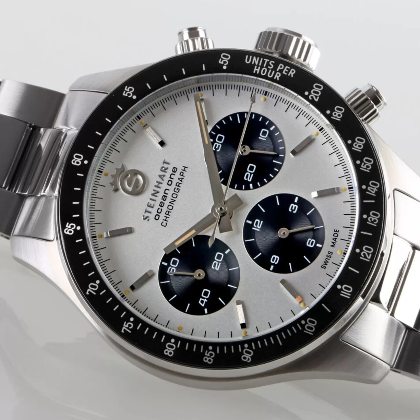 Ocean One Vintage Chronograaf Ii Zilver^Steinhart Watches Outlet