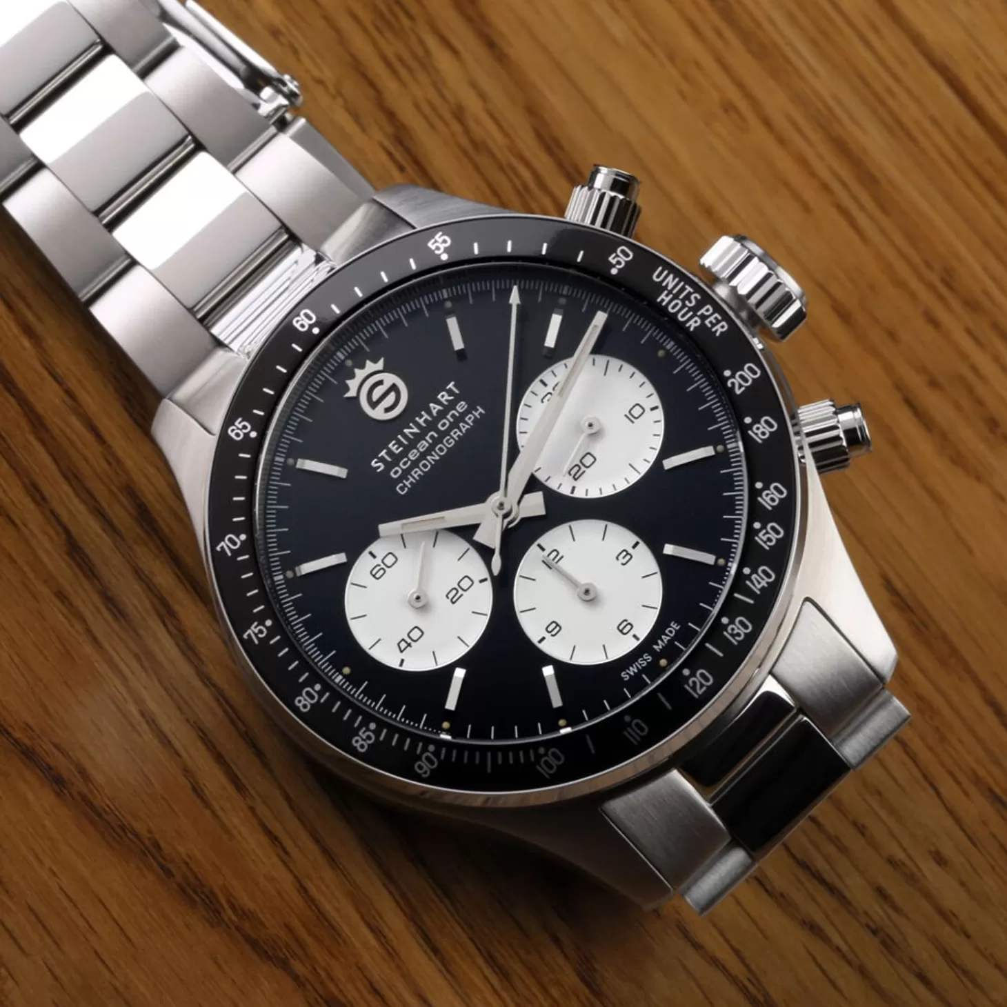 Ocean One Vintage Chronograaf Ii Zwart^Steinhart Watches Sale