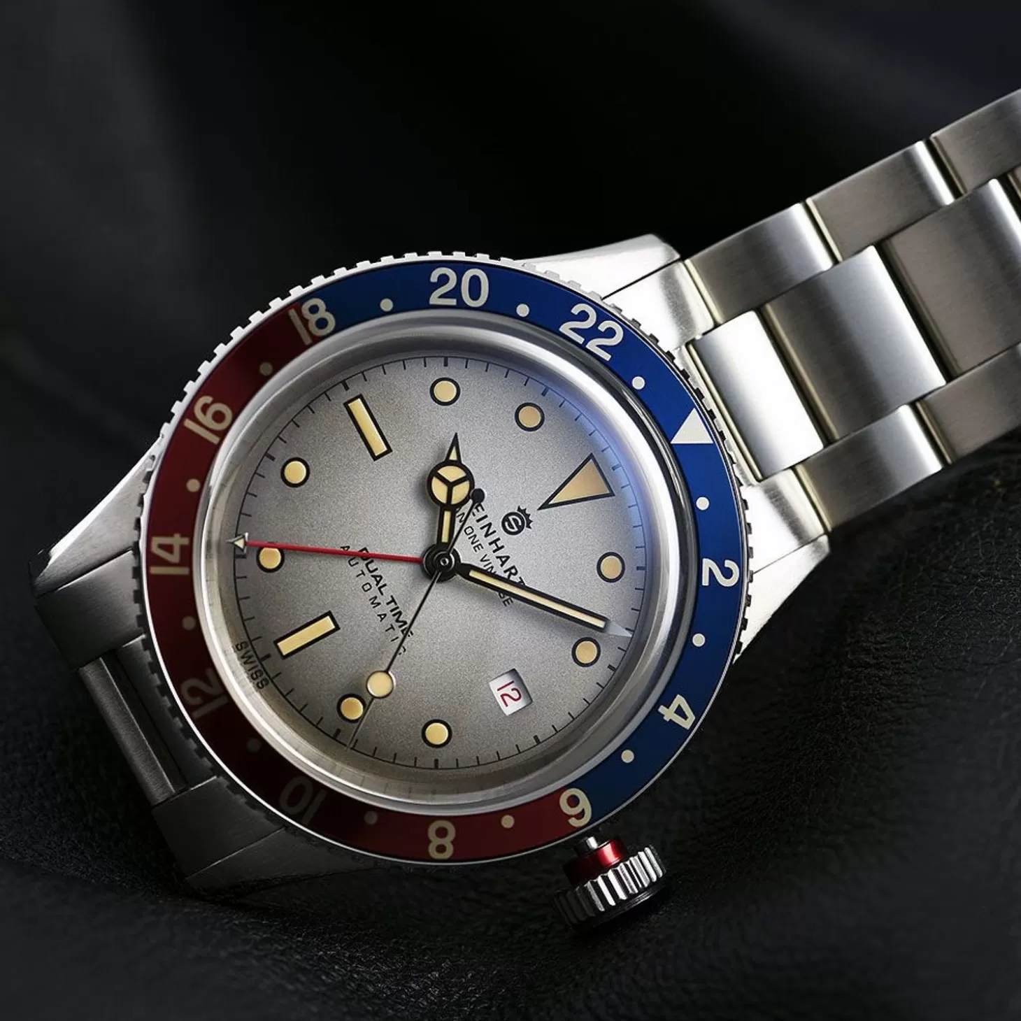 Ocean One Vintage Dual-Time Premium Duikhorloge^Steinhart Watches Discount