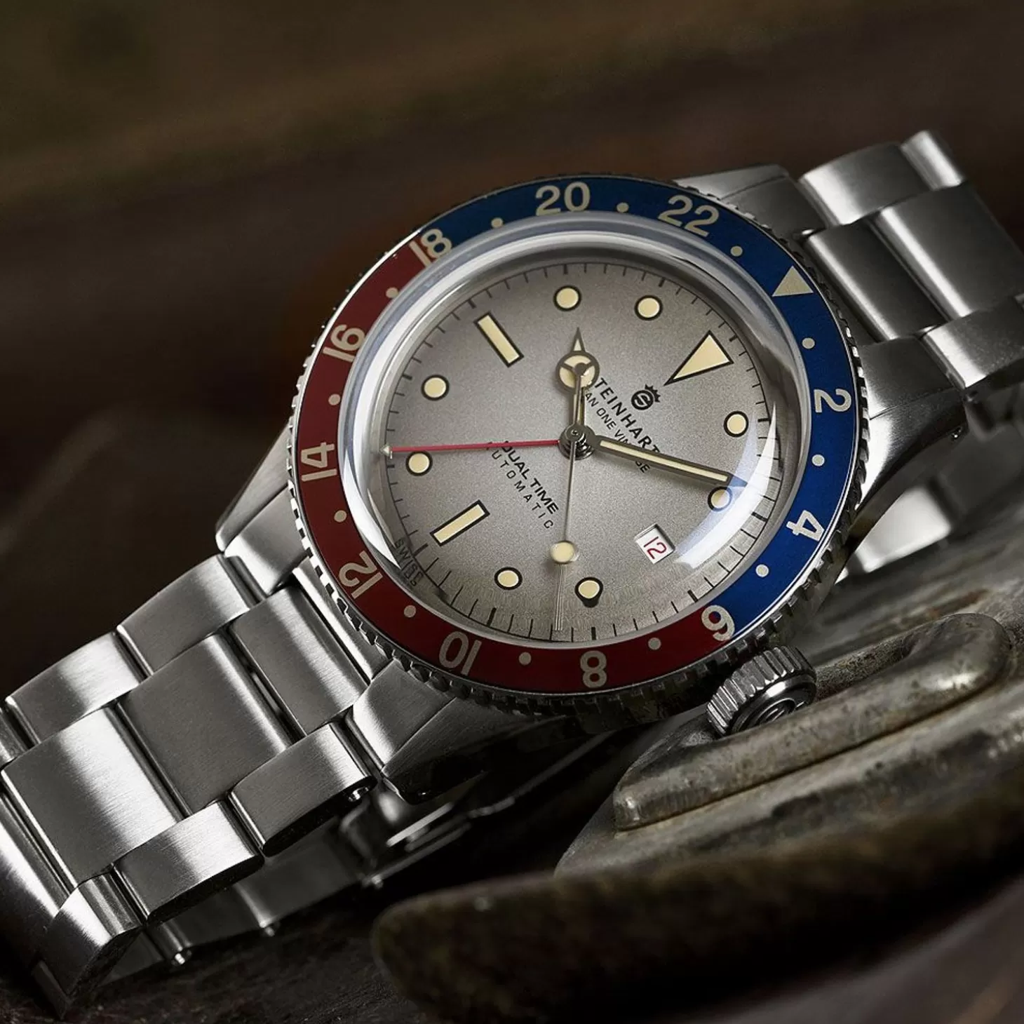 Steinhart ocean 1 vintage dual time premium sale