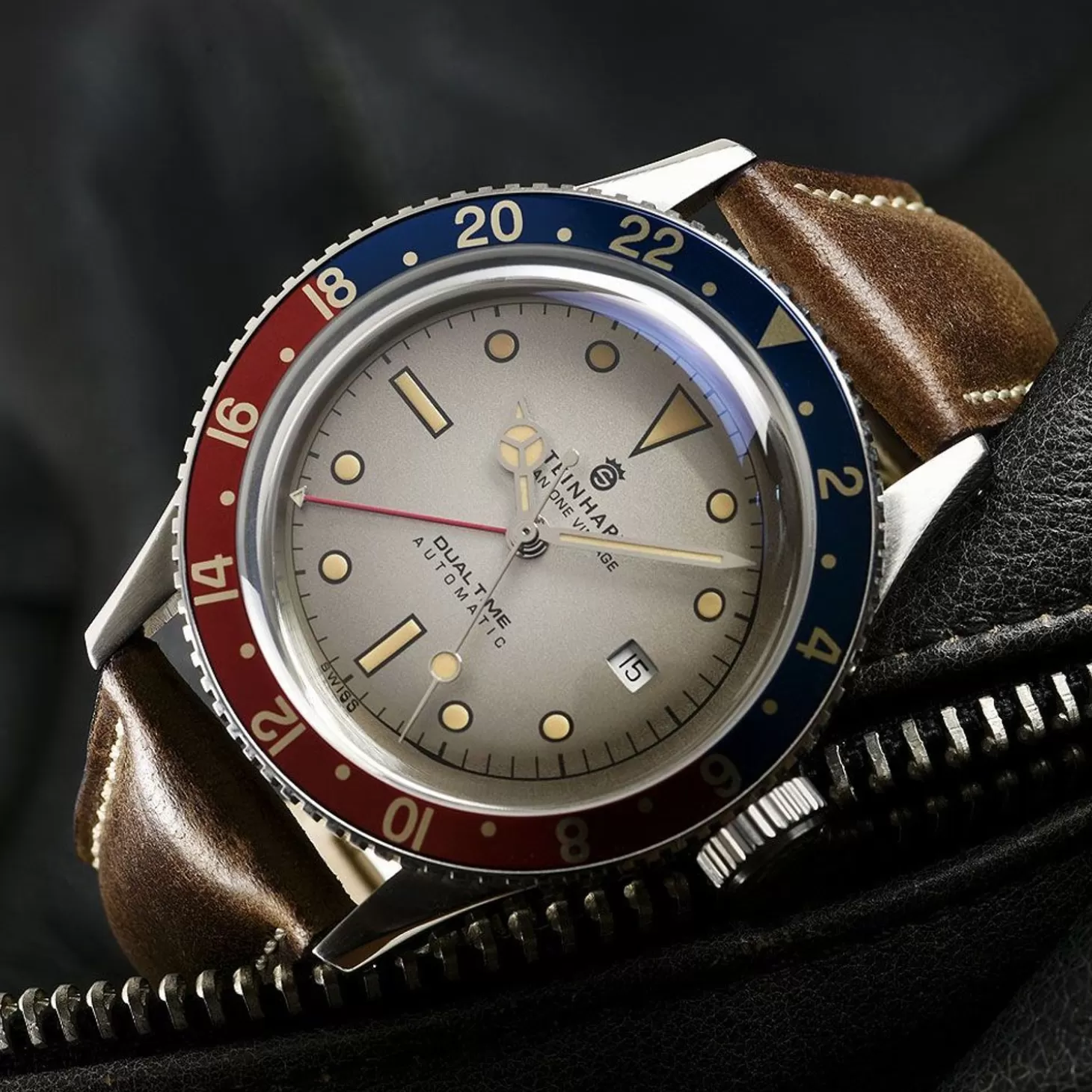 Ocean One Vintage Dual-Time Premium Duikhorloge^Steinhart Watches Discount