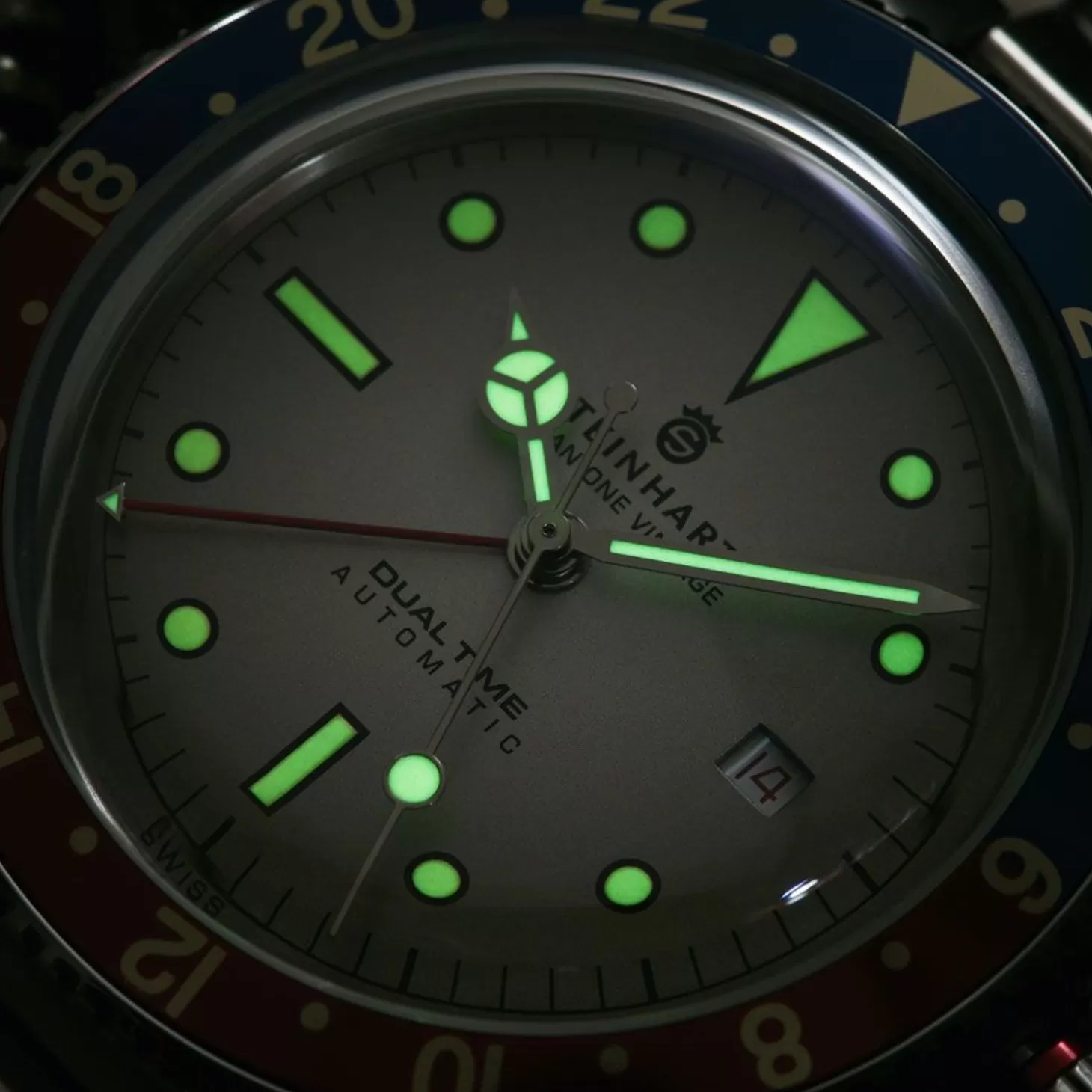 Ocean One Vintage Dual-Time Premium Duikhorloge^Steinhart Watches Discount