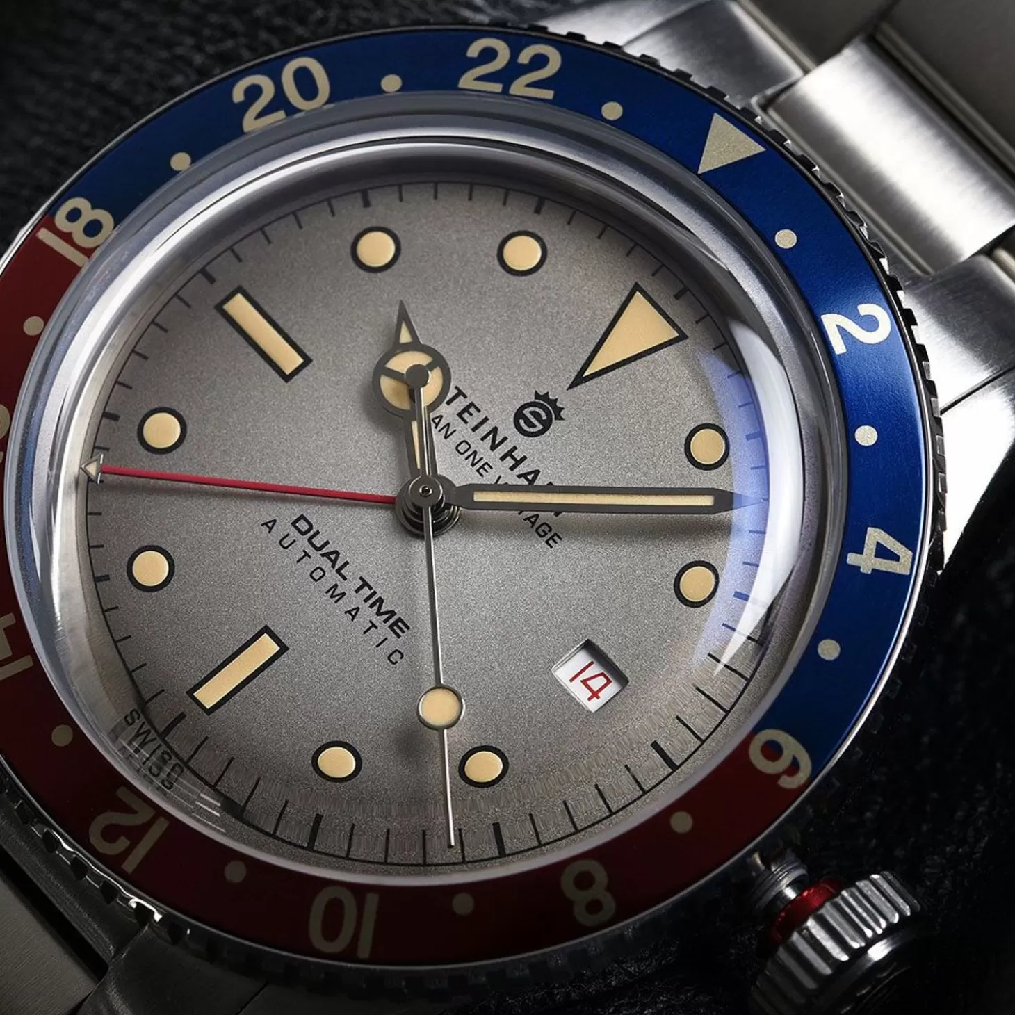 Ocean One Vintage Dual-Time Premium Duikhorloge^Steinhart Watches Discount